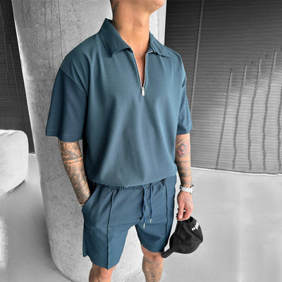 Flair - Summer Zipper Polo Set