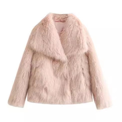 Flair - Daman Flauschiger Plüsche Jacke | Winter