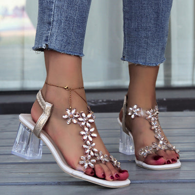 Flair - Mode Blumen Sandalen