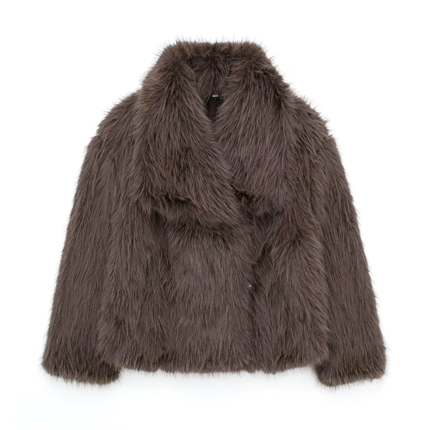 Flair - Daman Flauschiger Plüsche Jacke | Winter