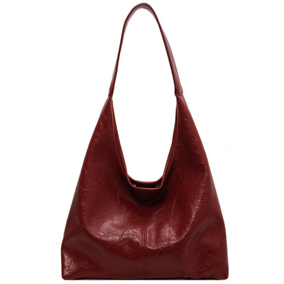 Flair - Lässige Schultertasche aus weichem Leder