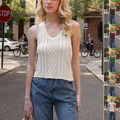 Flair - Gestrickte Tank-Top-Weste