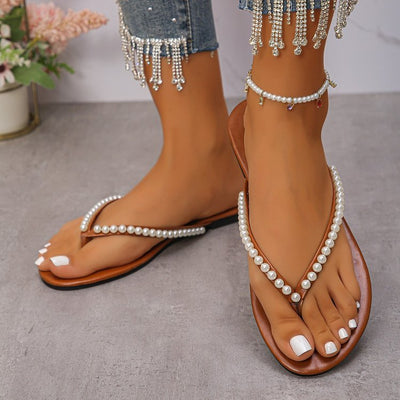 Flair - Sommer-Perlenstrand-Flip-Flops
