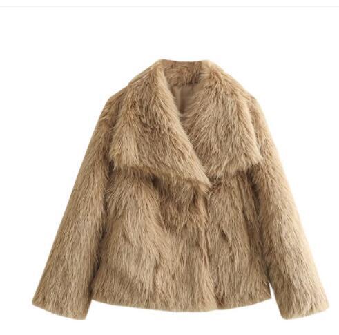 Flair - Daman Flauschiger Plüsche Jacke | Winter
