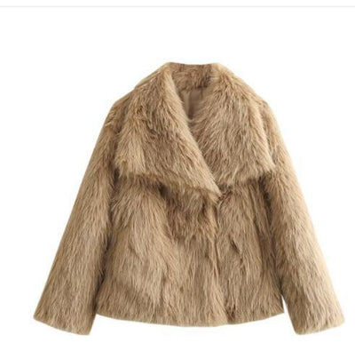 Flair - Daman Flauschiger Plüsche Jacke | Winter