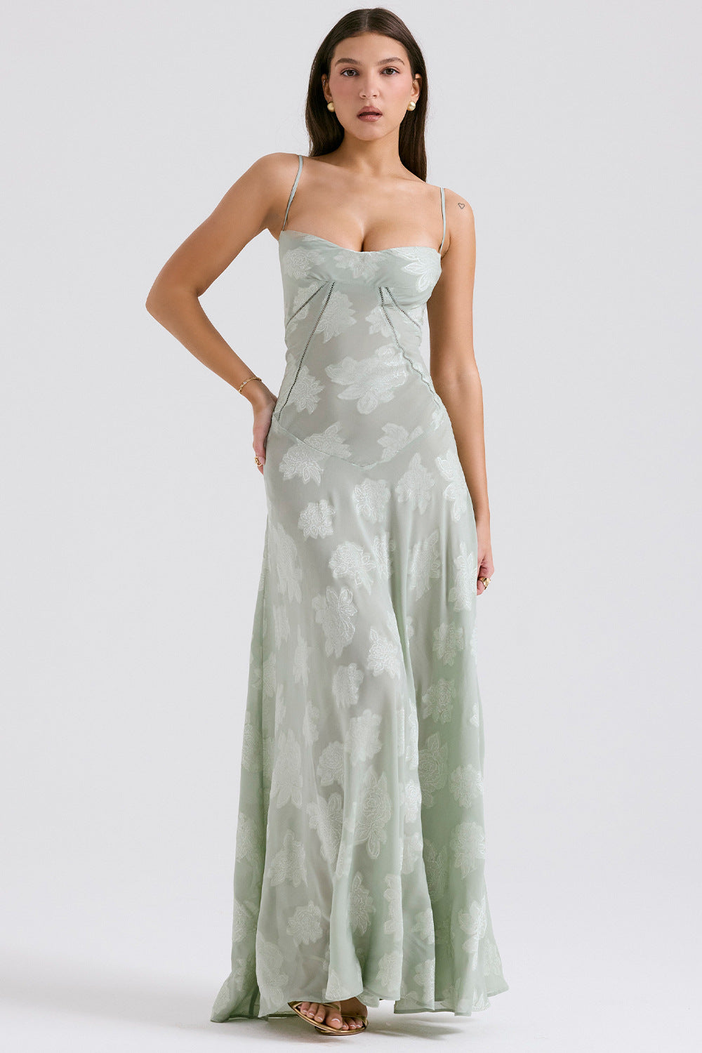 Flair - Spaghettiträger Maxi-Kleid