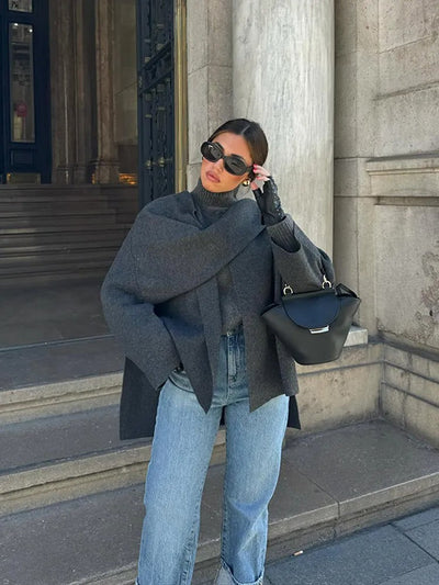 Flair - Warme Strickmantel für Damen | Winter