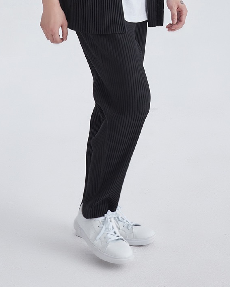 Flair - Pantalon aus gerippter Baumwolle
