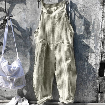 Flair - Gestreifter Jumpsuit mit Taschen