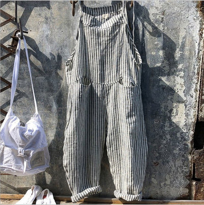 Flair - Gestreifter Jumpsuit mit Taschen