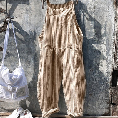 Flair - Gestreifter Jumpsuit mit Taschen