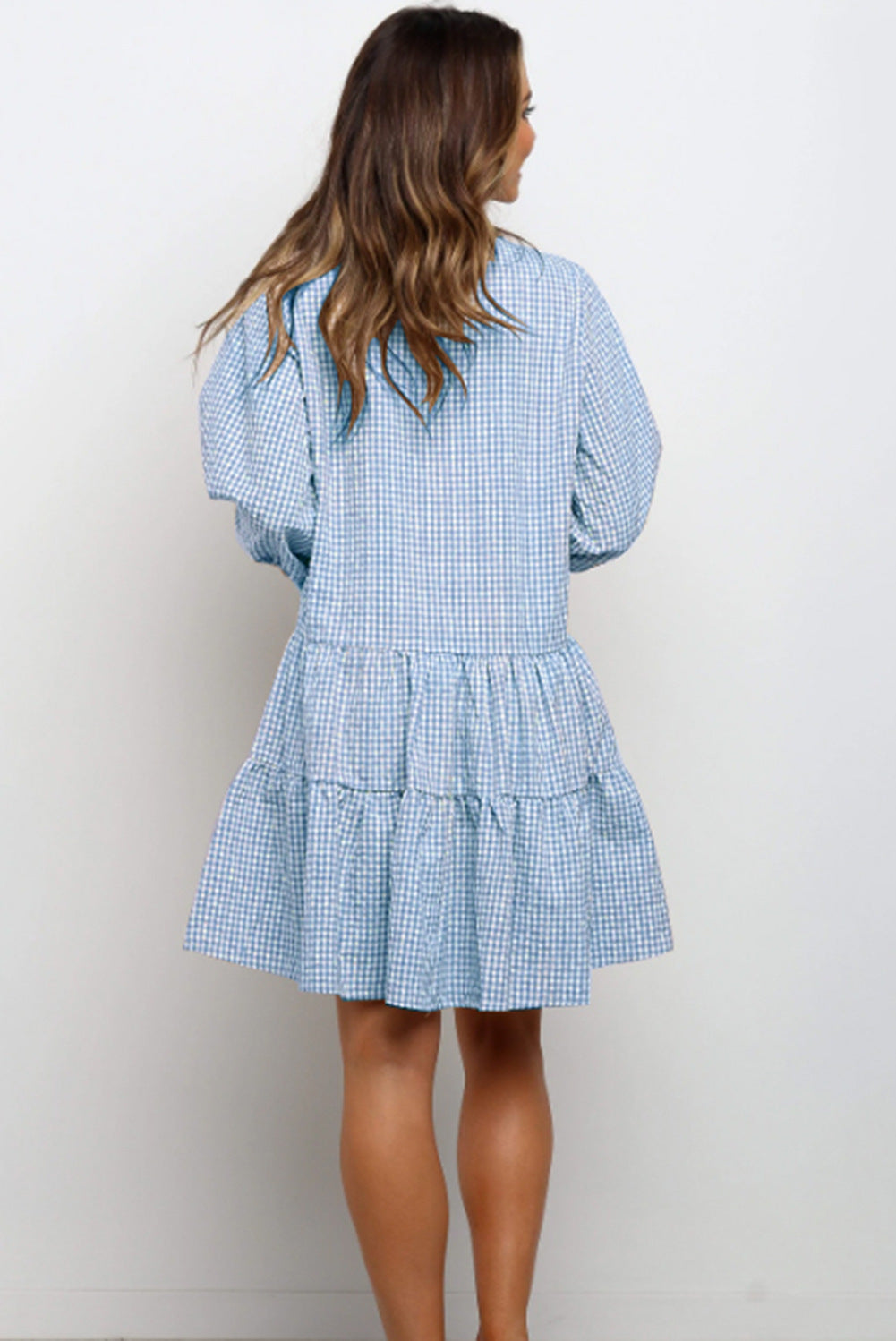Flair - Kleid mit V-Ausschnitt und Knöpfen