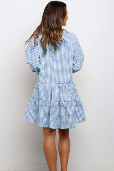 Flair - Kleid mit V-Ausschnitt und Knöpfen