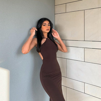 Flair - Langes Kleid mit Rollkragen