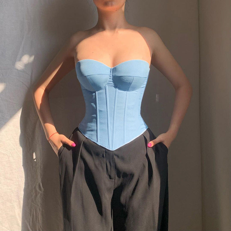 Flair - Y2K Tube Top mit Rückenband