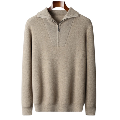 Flair - Kaschmir Half-Zip Pullover