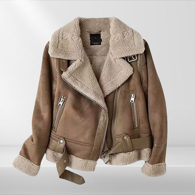 Flair - Damen Sherpa Bomberjacke | Fleece