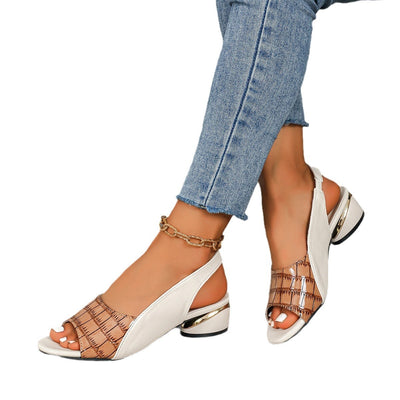 Flair - Sandalen mit Peep Toe-Schnalle