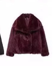 Flair - Daman Flauschiger Plüsche Jacke | Winter