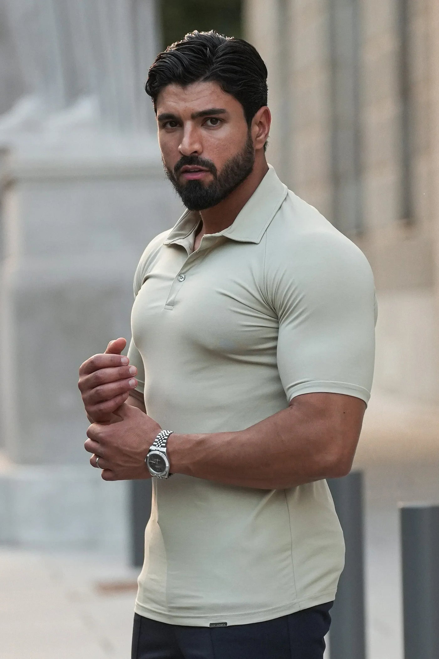 Flair - Poloshirt mit Muskeln