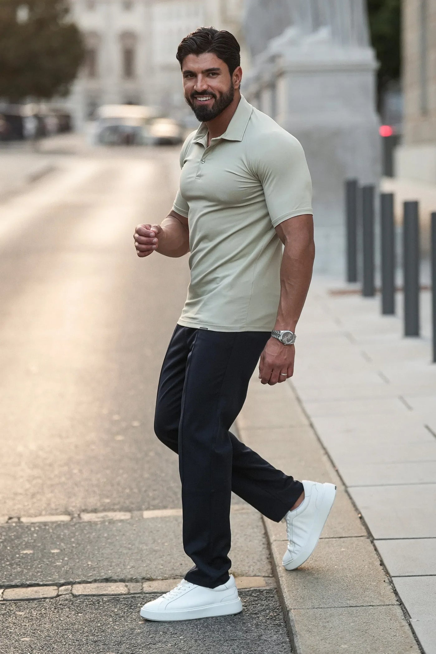 Flair - Poloshirt mit Muskeln