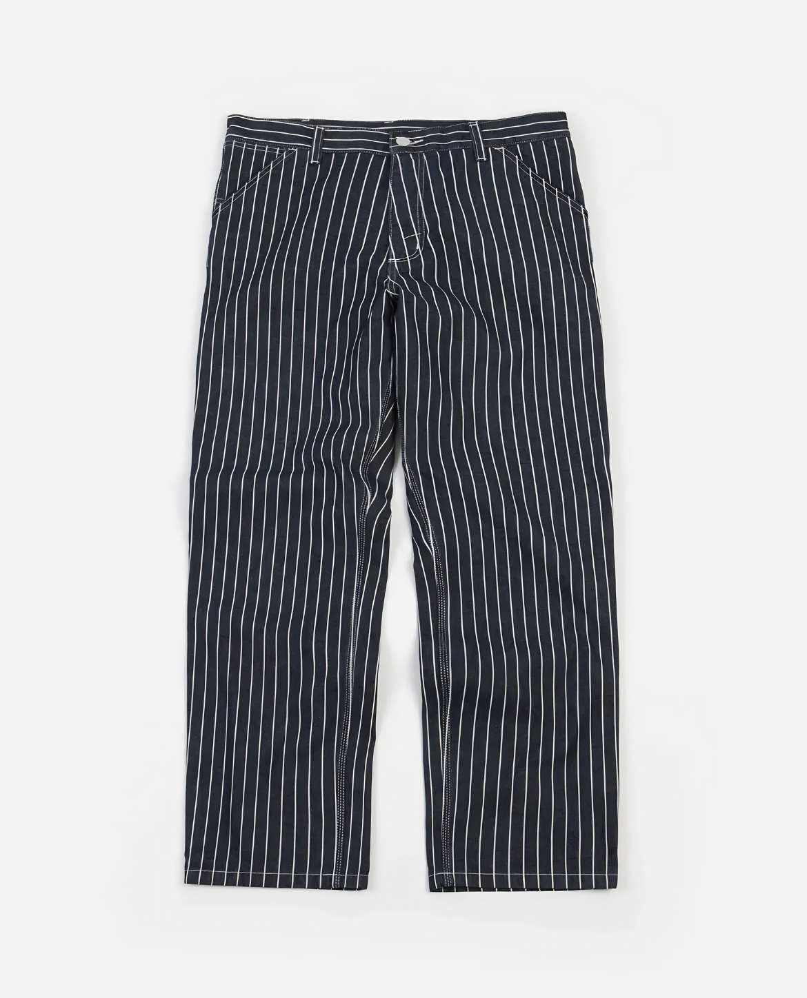 Flair - Herren Gestreift Hosen | Knopf