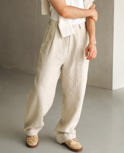 Flair - Herren Baggy Hosen | Linen