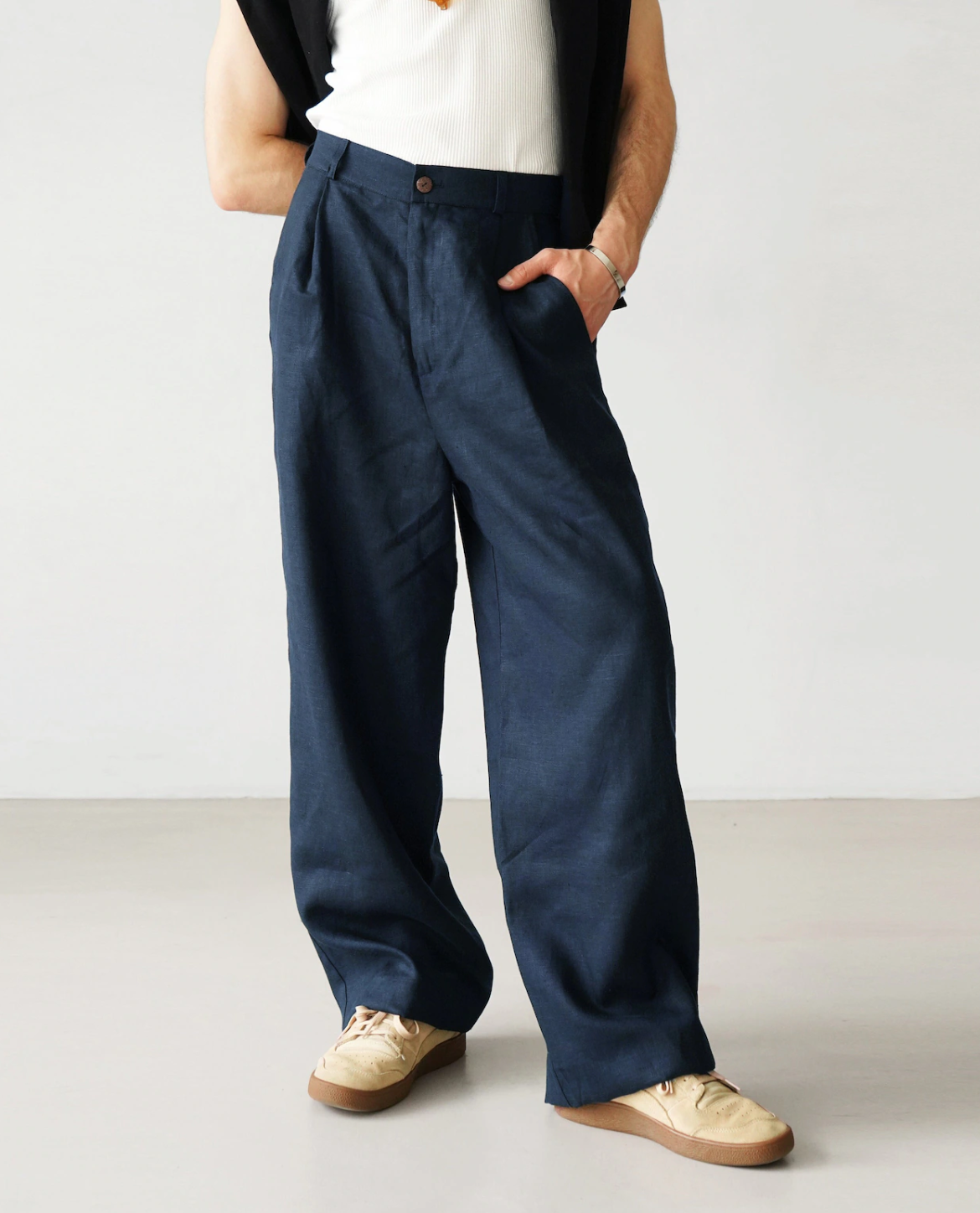 Flair - Herren Baggy Hosen | Linen