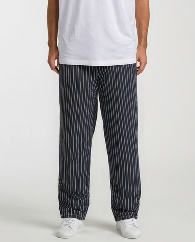 Flair - Herren Gestreift Hosen | Knopf