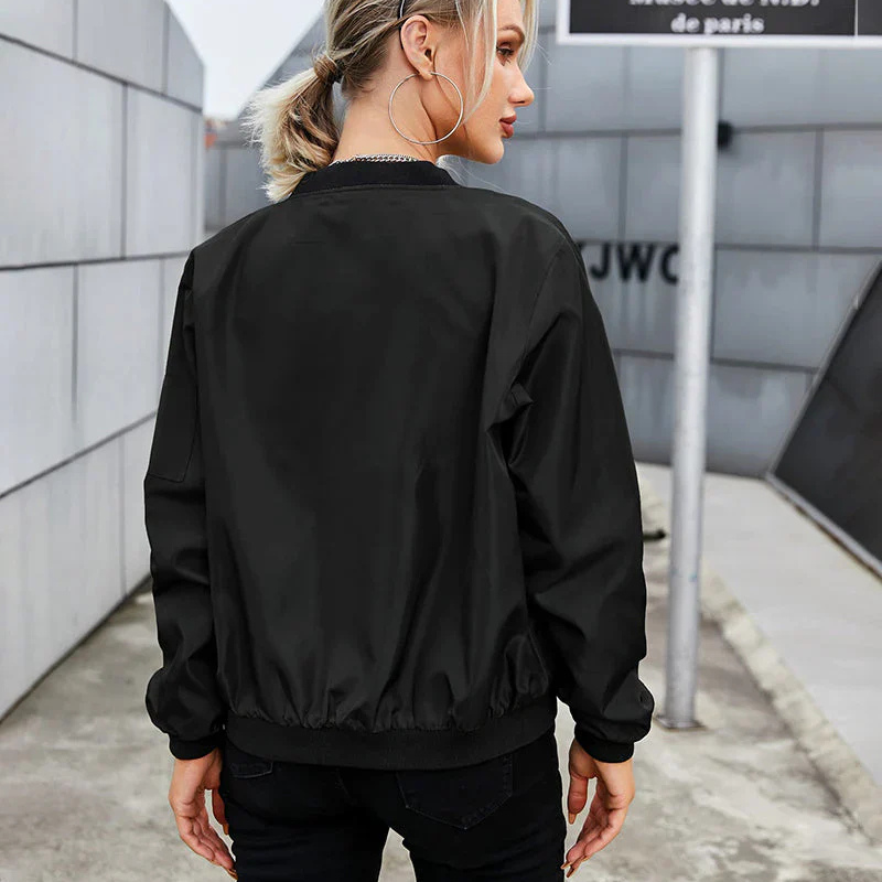 Flair - Wasserdicht Herbst Bomberjacke Für Damen | reißverschluss