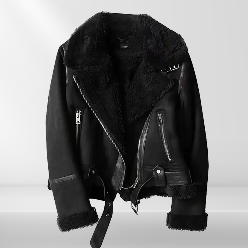 Flair - Damen Sherpa Bomberjacke | Fleece