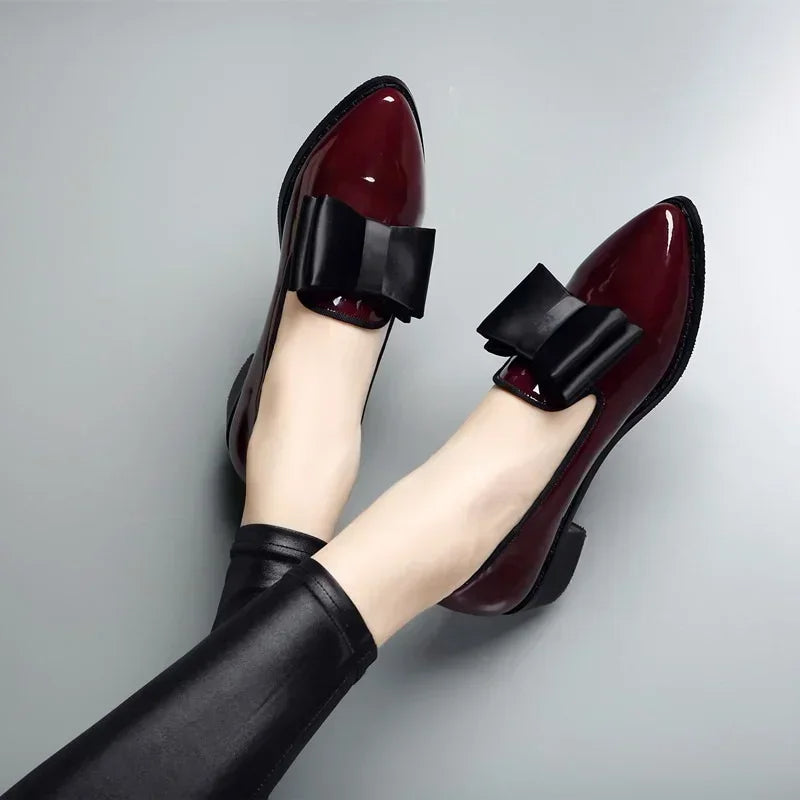 Flair - Versailles Lackleder-Ballerinas mit Schleife