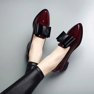 Flair - Versailles Lackleder-Ballerinas mit Schleife