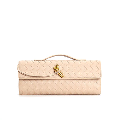 Flair - Damen  Geflochtene Echtleder Tasche | Herbst