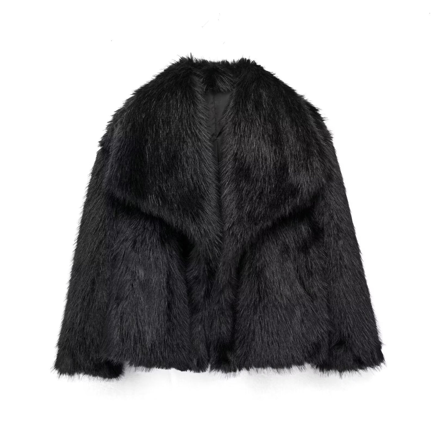 Flair - Daman Flauschiger Plüsche Jacke | Winter