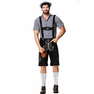 Flair - Herren Bayerischer Lederhosenanzug mit Riemen | Oktoberfest