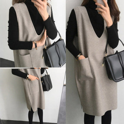 Flair - Damen Warme Winterweste | Langer