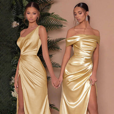 Flair - Kleid mit Fischgrätenschlitz