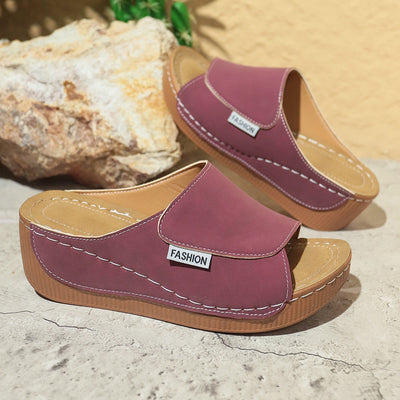 Flair - Römische Sommer-Keilabsatz-Pantoletten