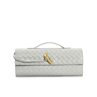 Flair - Damen  Geflochtene Echtleder Tasche | Herbst