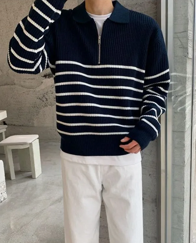 Flair - Herren Reißverschluss Pullover | Warm