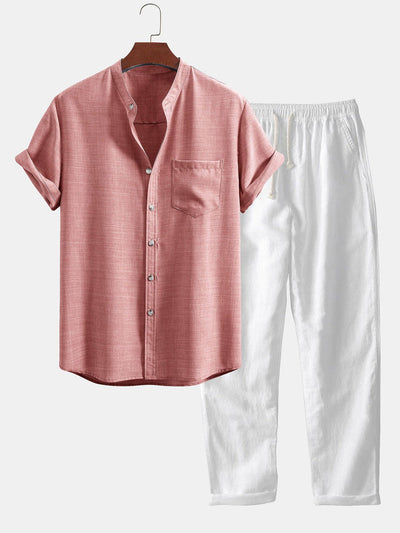 Flair - Set aus Hemd und Hose aus Leinen