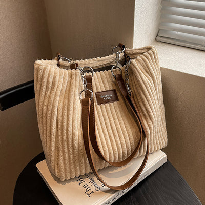 Flair - Große Retro-Cordtasche