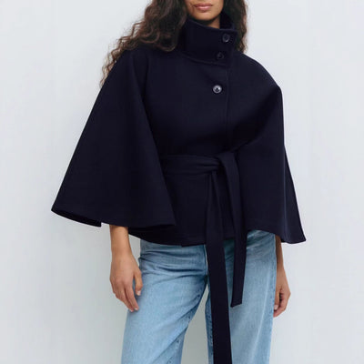 Flair - Damen Warme Kurze Mantel | Herbst