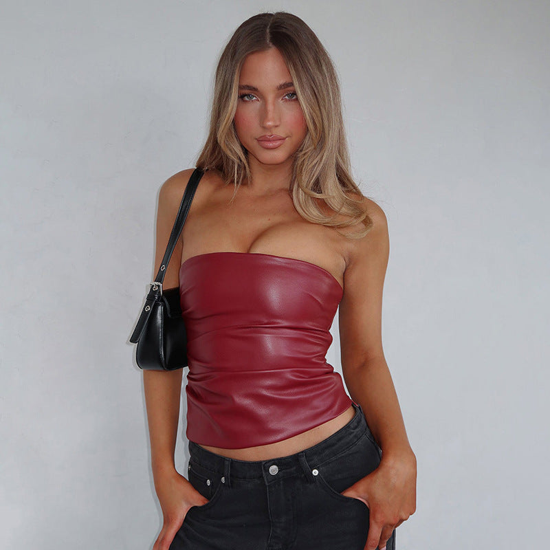 Flair - Leder-Tank-Top