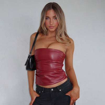 Flair - Leder-Tank-Top