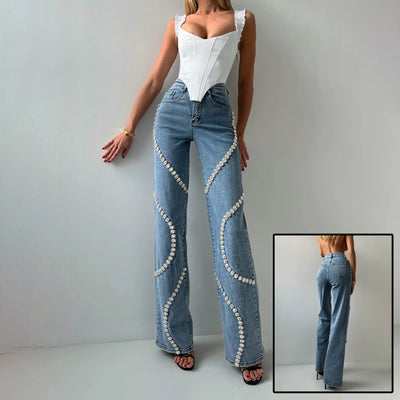 Flair - Gerades Bein Casual Jeans