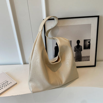 Flair - Lässige Schultertasche aus weichem Leder