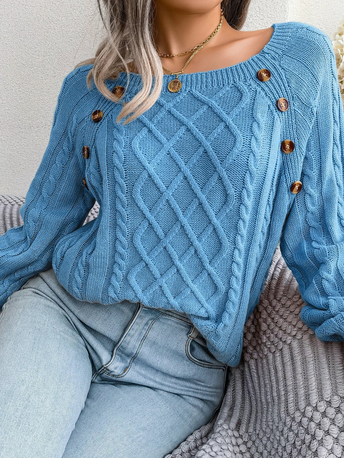 Flair - Pullover mit Diamantmuster