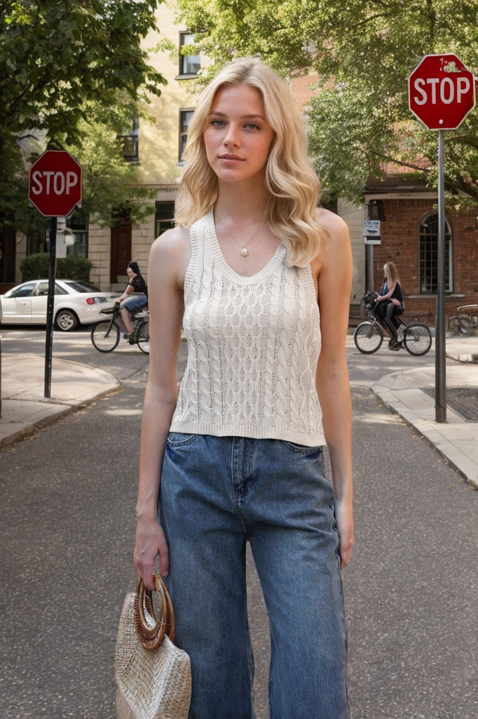 Flair - Gestrickte Tank-Top-Weste